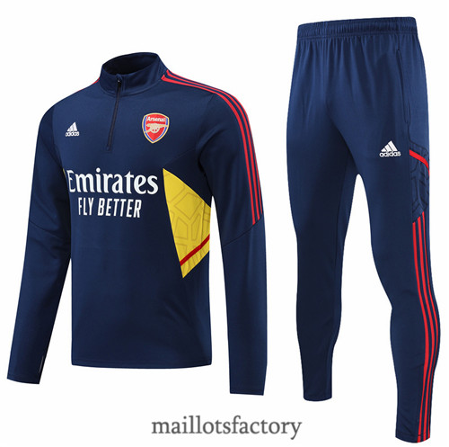Achat Survetement du foot Arsenal 2022/23 Bleu Marine y543