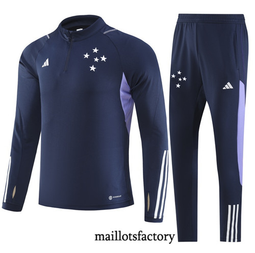 Achat Maillot Survetement de foot Cruzeiro 2023/24 Bleu factory 0750
