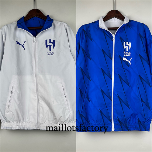 Réversible Coupe vent Al Hilal 2024/25 Blanc factory O5271