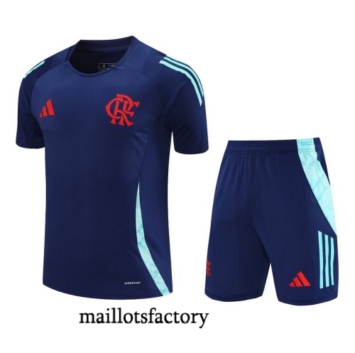 Soldes Maillot d'entrainement Flamengo + Shorts 2025/26 Bleu Marine/Bleu Kit