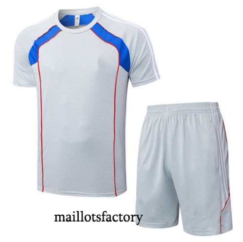 Soldes Maillot d'entrainement Bayern Munich + Shorts 2025/26 Gris/Bleu Kit