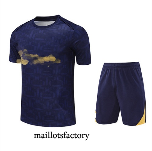 Site Maillot d'entrainement Barcelone + Shorts 2025/26 Bleu/Jaune Kit