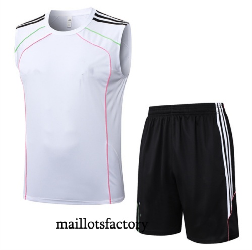 Site Maillot d'entrainement Juventus Debardeur 2025/26 Blanc/Noir/Rose Kit