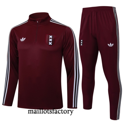Site Survetement Ajax 2025/26 Rouge/Blanc