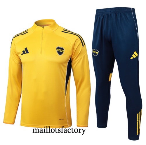 Achetez Survetement Boca Juniors 2025/26 Jaune/Bleu Marine