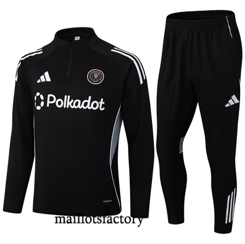 Grossiste Survetement Inter Miami 2025/26 Noir/Blanc
