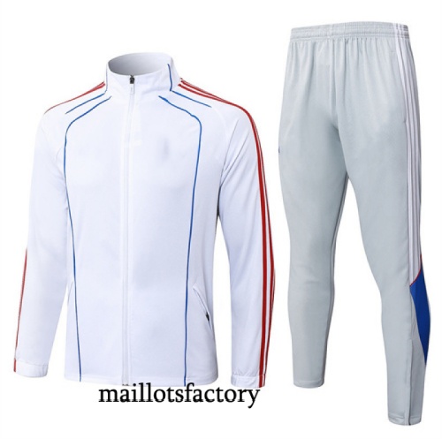 Soldes Veste Survetement Bayern Munich 2025/26 Blanc/Rouge/Bleu