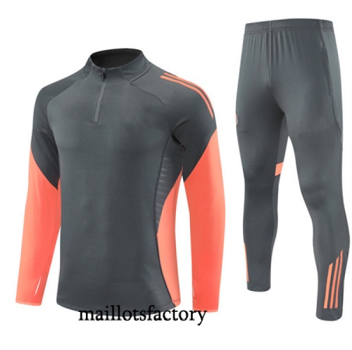 Site Survetement Bayern Munich 2025/26 Gris foncé/Orange