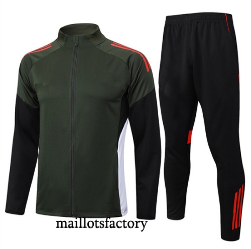 Soldes Veste Survetement Bayern Munich 2025/26 Vert/Noir/Blanc