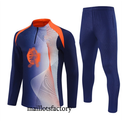 Achetez Survetement Barcelone 2025/26 Bleu/Orange