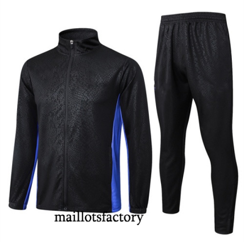 Achetez Veste Survetement Barcelone 2025/26 Noir/Bleu