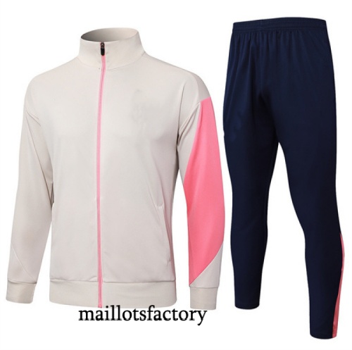 Grossiste Veste Survetement Barcelone 2025/26 Jaune/Bleu/Rose