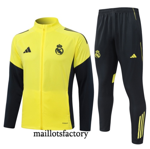 Site Veste Survetement Real Madrid 2025/26 Jaune/Noir