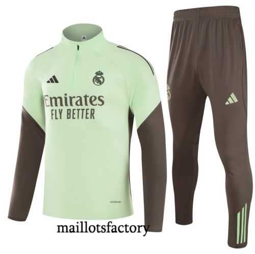 Site Survetement Real Madrid 2025/26 Vert/brun