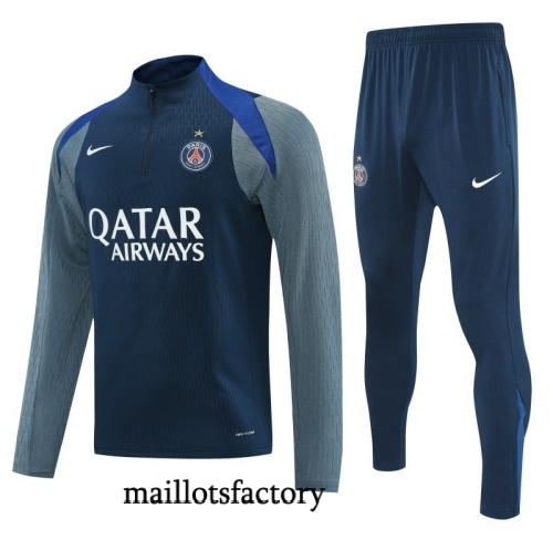 Site Survetement Paris PSG 2025/26 Bleu Marine/Gris