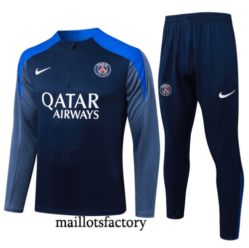 Site Survetement PSG 2025/26 Bleu Marine/Bleu