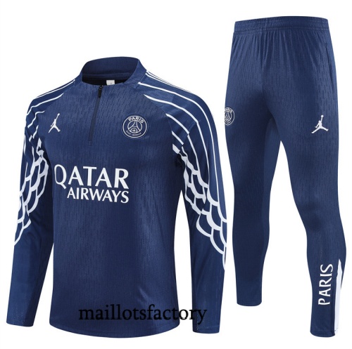 Grossiste Survetement PSG 2025/26 Bleu Marine/