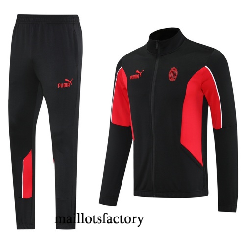 Achat Veste Survetement PSG 2025/26 Noir/Rouge