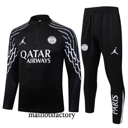 Soldes Survetement PSG 2025/26 Noir