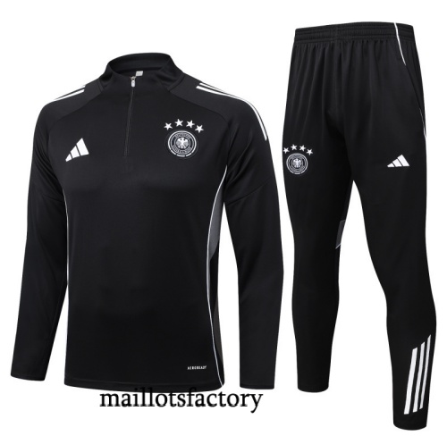 Grossiste Survetement Allemagne 2025/26 Noir/Blanc