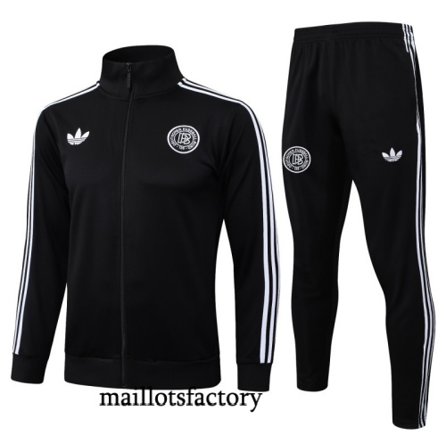 Achetez Veste Survetement Allemagne 2025/26 Noir/Blanc
