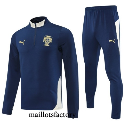 Achat Survetement Portugal 2025/26 Bleu Marine/abricot