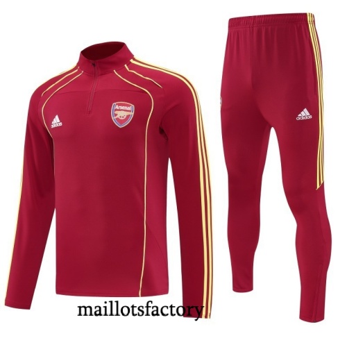 Achetez Survetement Arsenal 2025/26 Rouge/Jaune