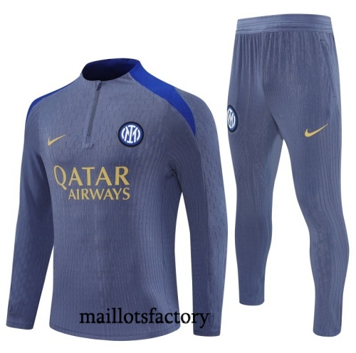Achat Survetement Inter Milan 2025/26 Gris foncé/bleu