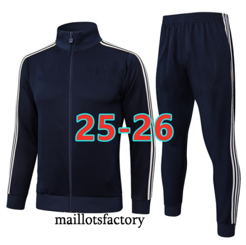 Soldes Veste Survetement Juventus 2025/26 Bleu Marine/Blanc
