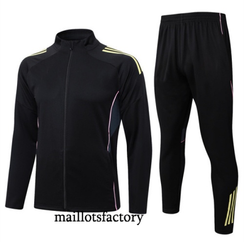 Grossiste Veste Survetement Juventus 2025/26 Noir/Jaune