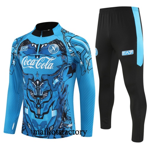 Achetez Survetement Naples 2025/26 Bleu/Noir