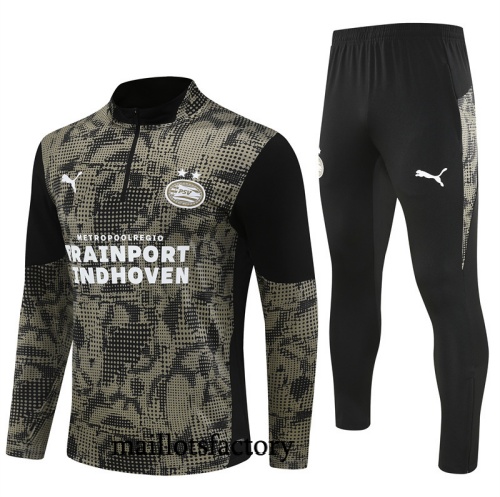 Soldes Survetement Enfant PSV Eindhoven 2025/26 Noir