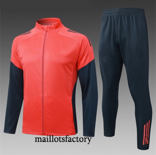 Achat Veste Survetement Enfant Bayern Munich 2025/26 Orange/Gris foncé