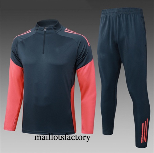 Soldes Survetement Enfant Bayern Munich 2025/26 Gris foncé/Orange
