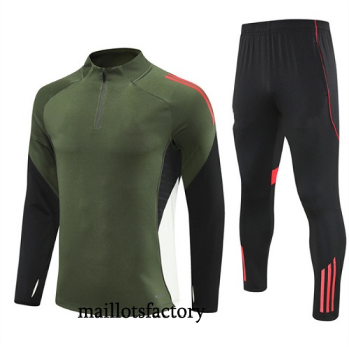 Achat Survetement Enfant Bayern Munich 2025/26 Vert/Noir/Rouge