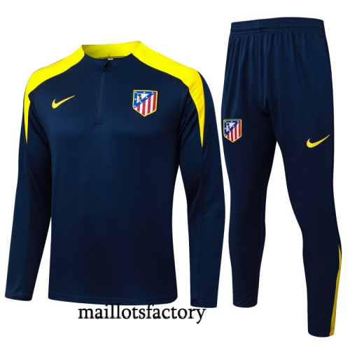 Site Survetement Enfant Atletico Madrid 2025/26 Bleu Marine/Jaune