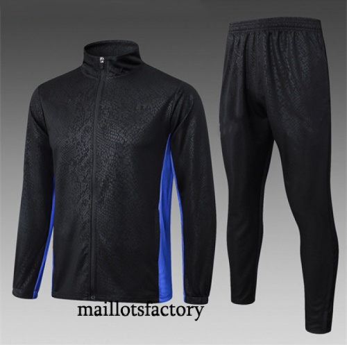 Achetez Veste Survetement Enfant Barcelone 2025/26 Noir/bleu
