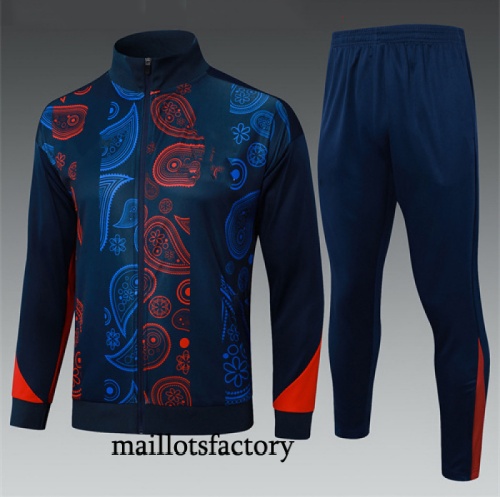 Achat Survetement Enfant Barcelone 2025/26 Bleu Marine/Rouge