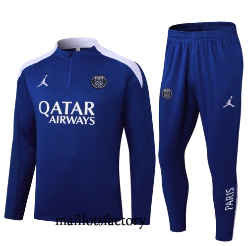 Achat Survetement Enfant PSG 2025/26 Bleu/Blanc