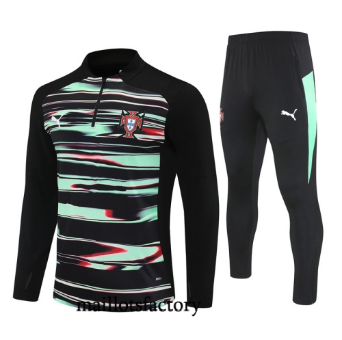 Achat Survetement Enfant Portugal 2025/26 Vert/Noir
