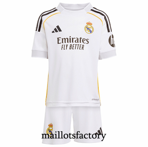 Nouveau Maillot du Real Madrid Enfant 2025/26 Domicile