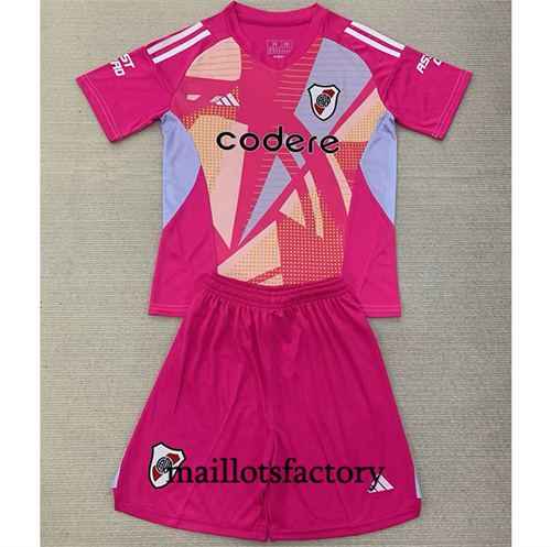 Site Maillot du River Plate Enfant 2024/25 Gardien De But Rose