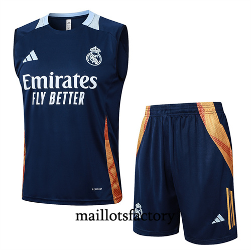 Grossiste Maillot du Real Madrid Debardeur 2024/25 bleu royal