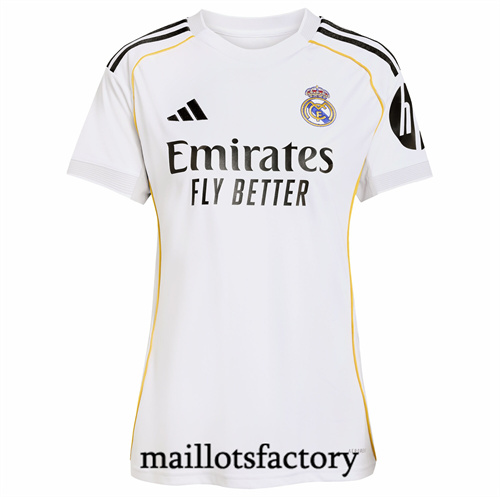 Site Maillot du Real Madrid Femme 2025/26 Domicile