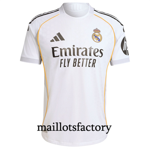 Site Maillot du Real Madrid 2025/26 Domicile