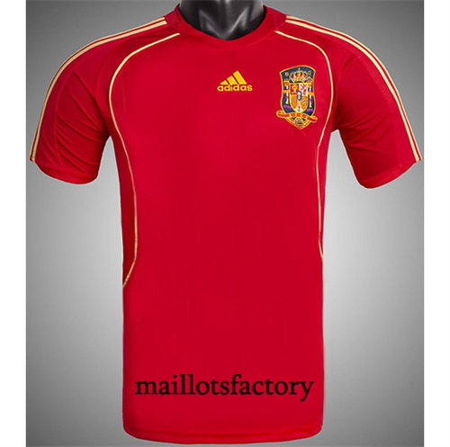 Grossiste Maillot du Retro Espagne 2008 Domicile