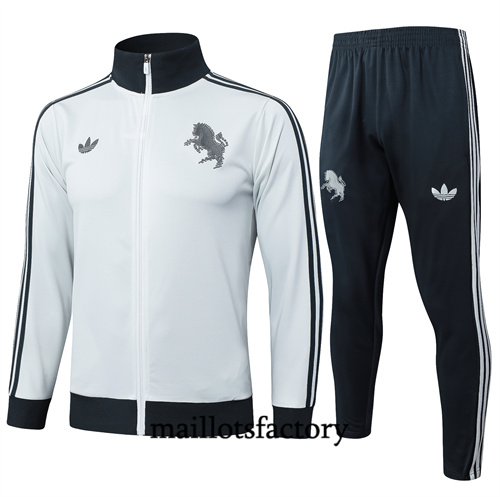 Achat Veste Survetement Enfant Juventus 2024/25 gris clair