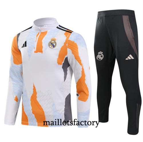 Achat Survetement Enfant Real Madrid 2024/25 Blanc