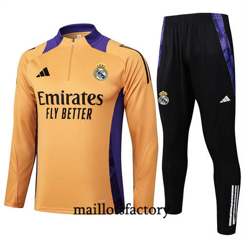 Achetez Survetement Real Madrid 2024/25 jaune