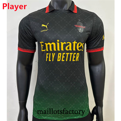 Maillot du AC Milan Player 2024/25 co-branded Noir